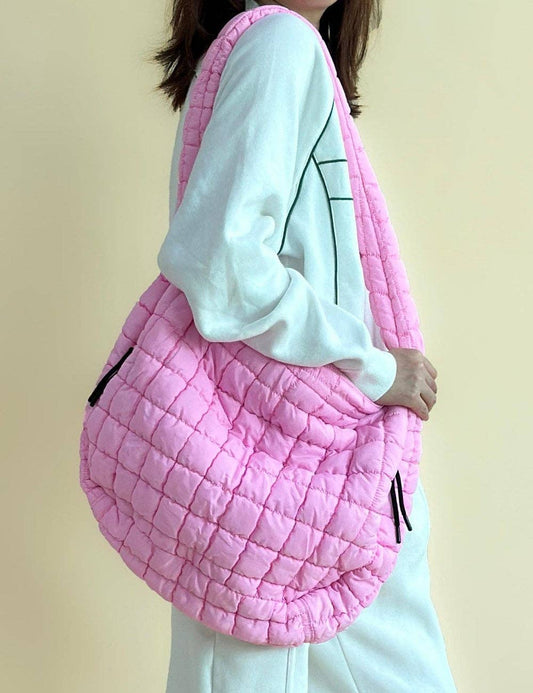 Pink lady shoulder bag