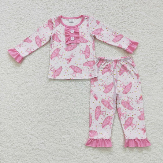 Pink ballerina pajamas