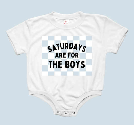 Saturdays Are For The Boys Baby Bubble