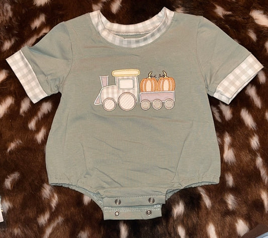 boys fall romper