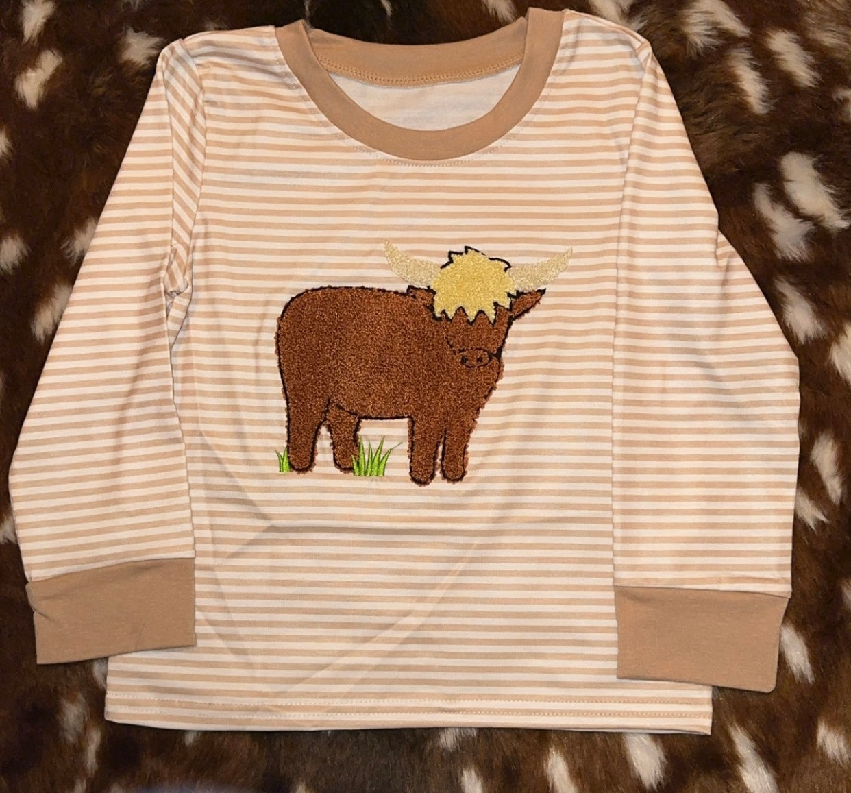 boys long sleeve bull t shirt