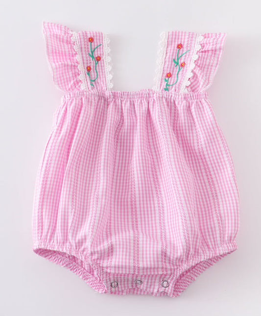 baby girl ruffle romper