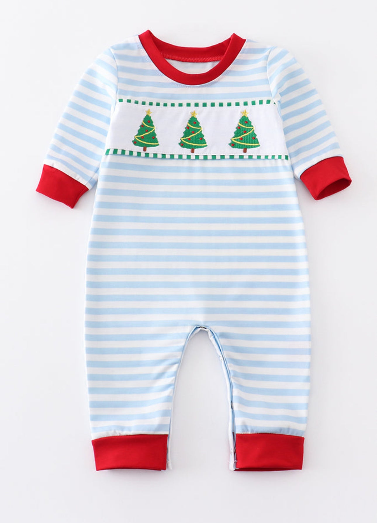 Boys Christmas tree romper