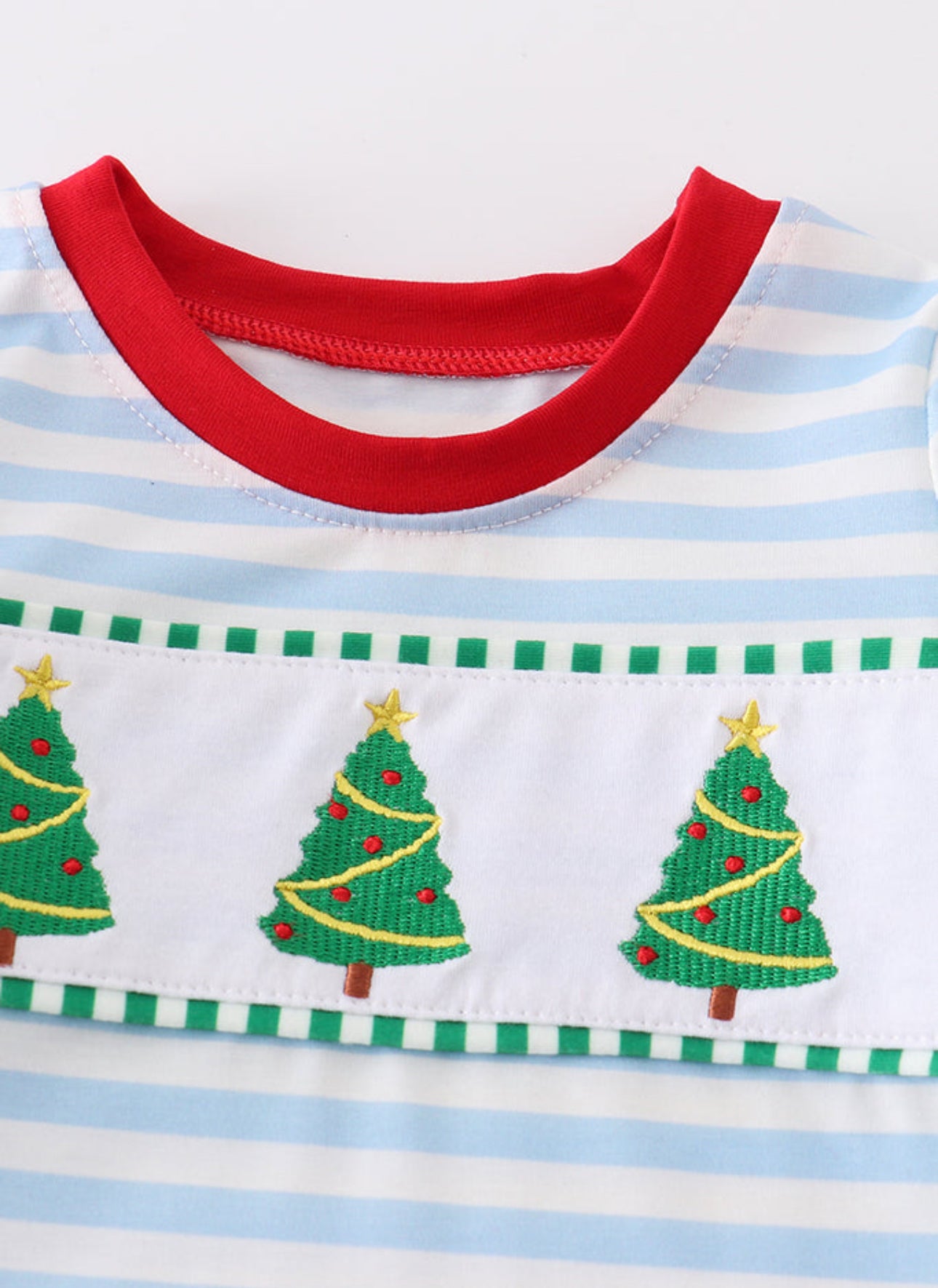 Boys Christmas tree romper