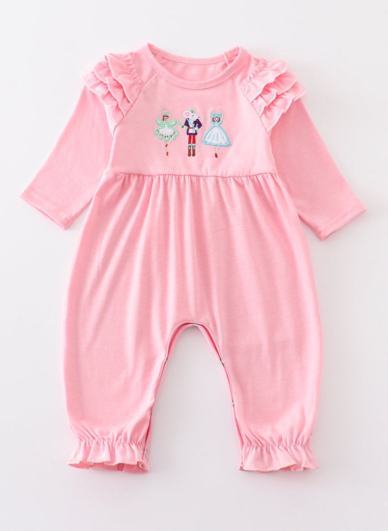 pink nutcracker romper