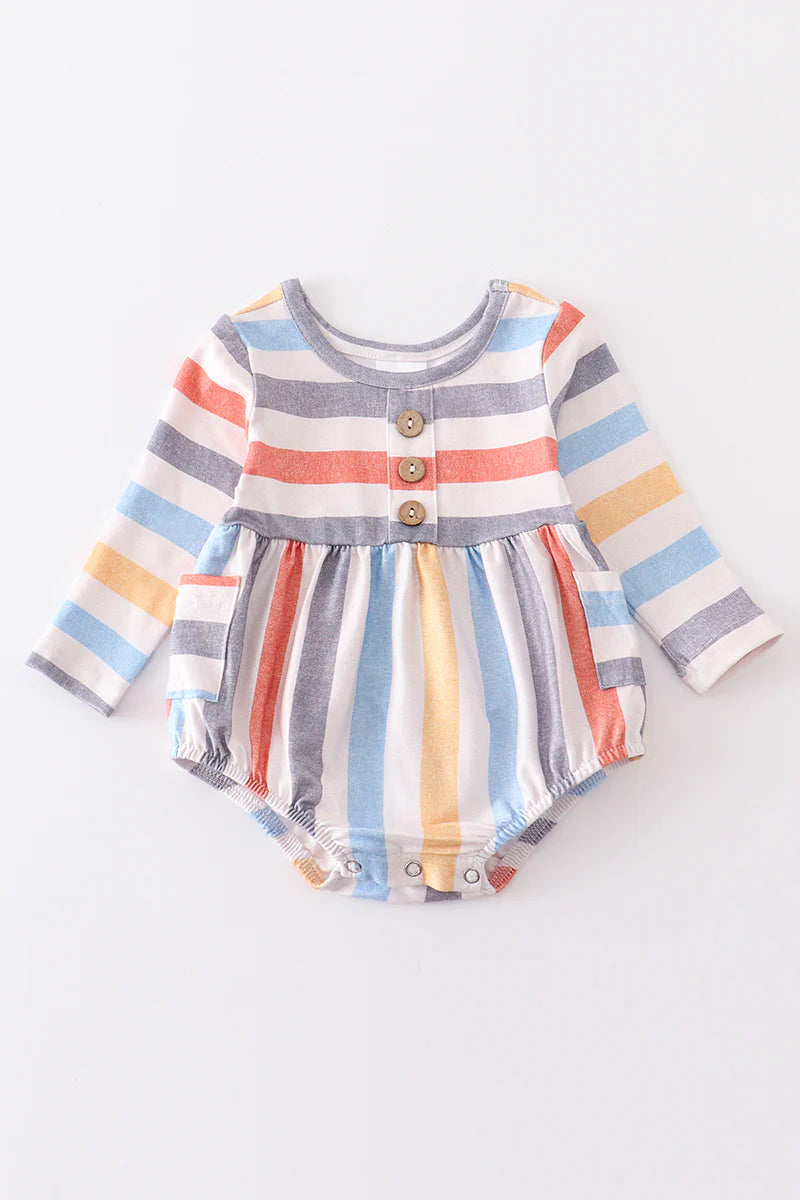 Striped baby bubble