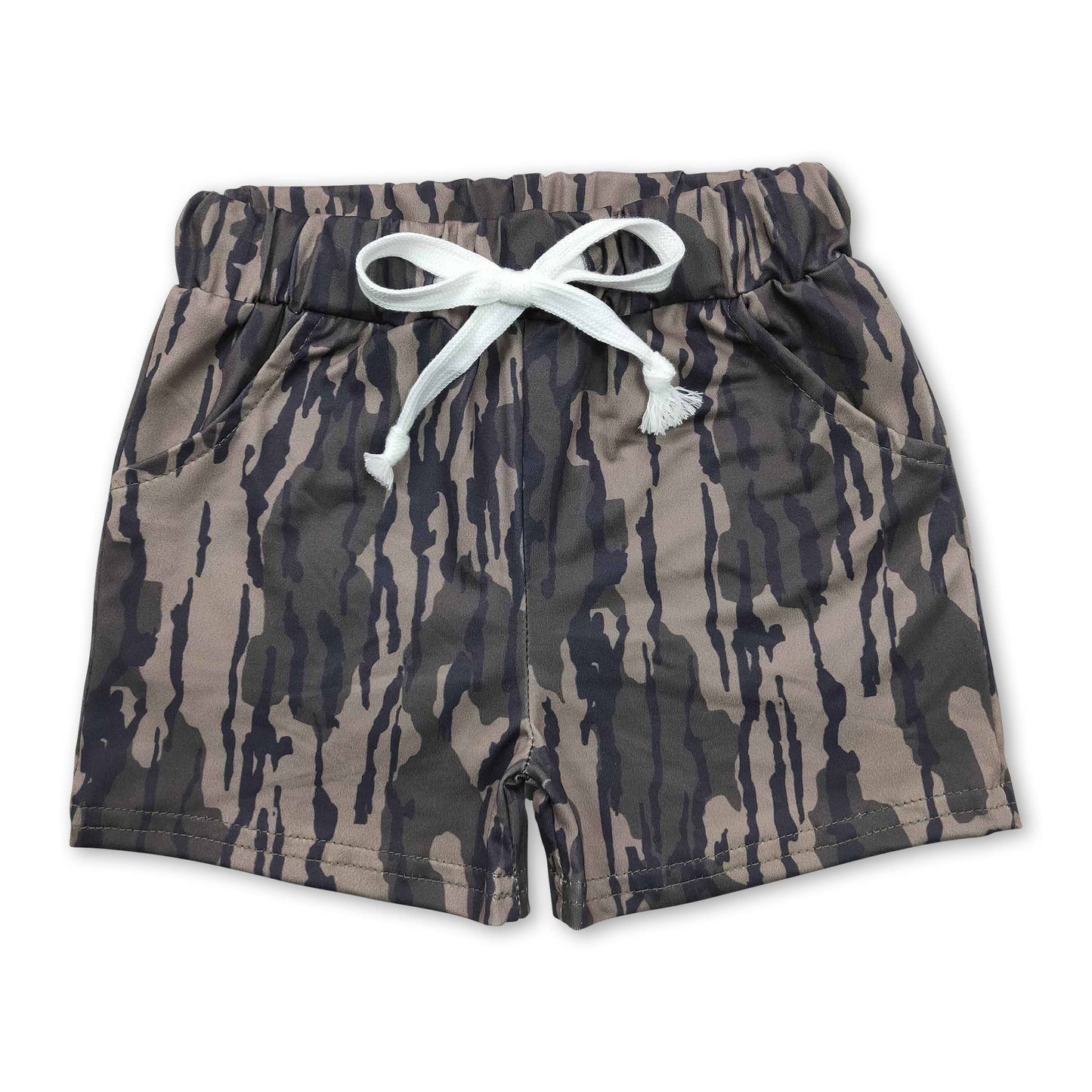 Camo print boys shorts
